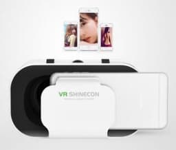 image-Casque Headset Shinecon Virtual Reality Glasses 3D Helmet 3 D Google Cardboard For Smart Phone Smartphone Lens Daydream