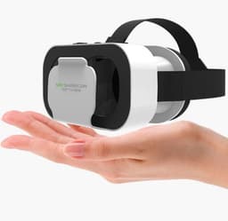 image-Casque Headset Shinecon Virtual Reality Glasses 3D Helmet 3 D Google Cardboard For Smart Phone Smartphone Lens Daydream