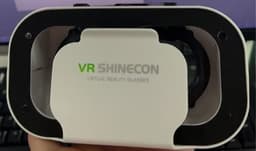 image-Casque Headset Shinecon Virtual Reality Glasses 3D Helmet 3 D Google Cardboard For Smart Phone Smartphone Lens Daydream