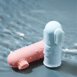 image-Children's Toothbrush Silicone Finger Cot Toothbrush
