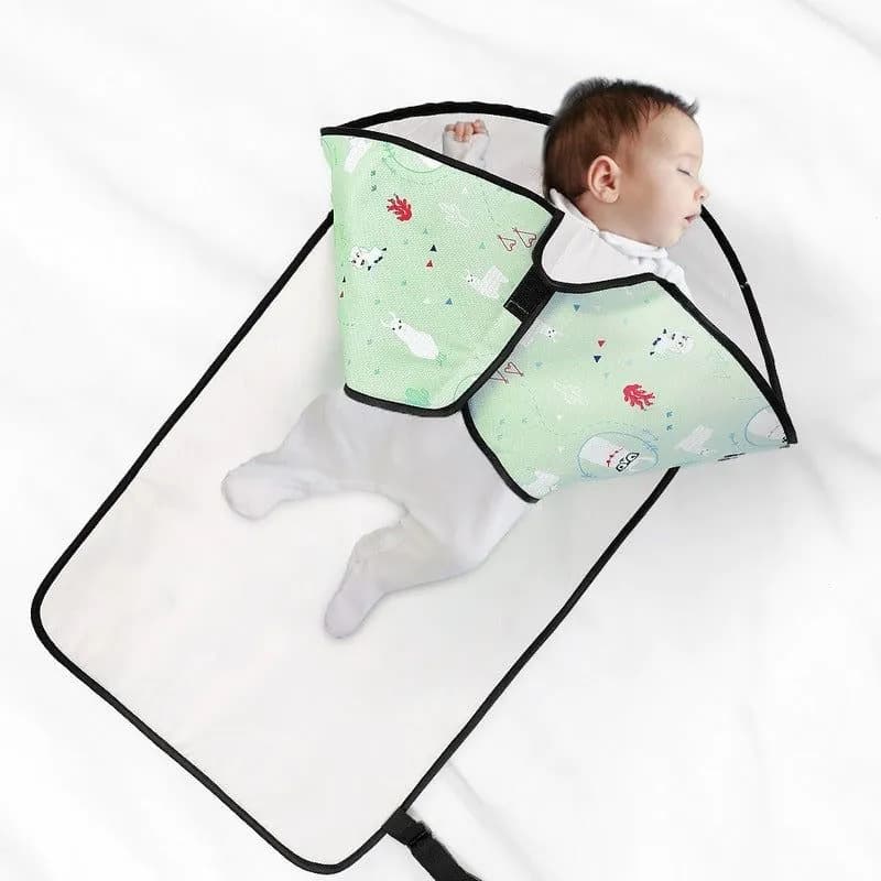 image-Portable Newborn Baby Portable Diaper Changing Pad Outdoor Waterproof