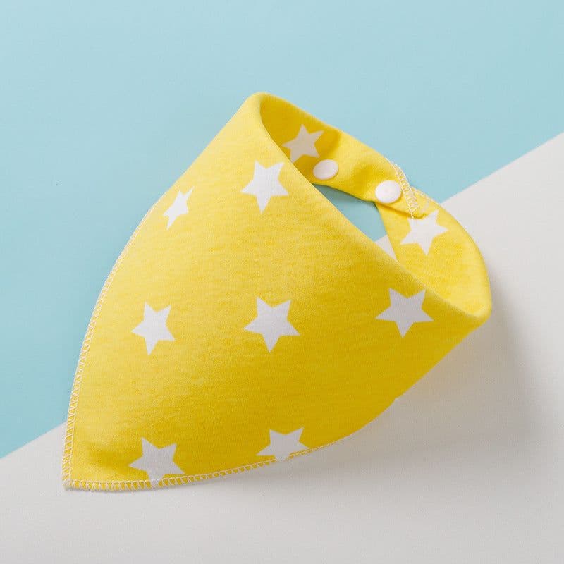 image-Triangle Scarf Children's Bib Double-sided Saliva Towel Custom