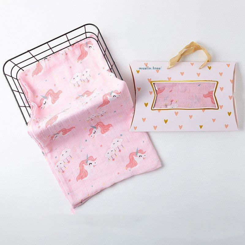 image-Baby Gauze Swaddle Wraps For Newborns