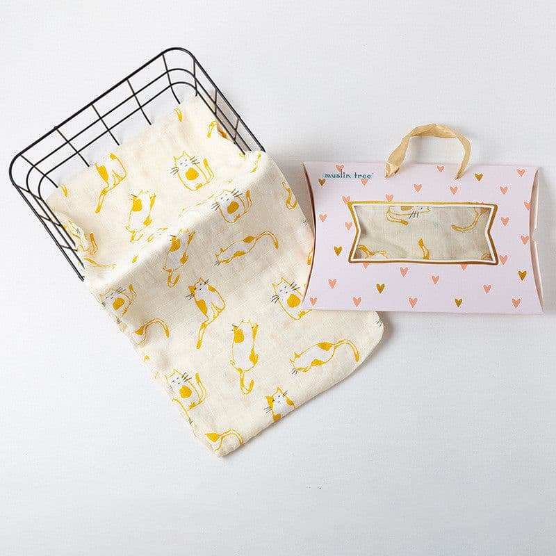 image-Baby Gauze Swaddle Wraps For Newborns