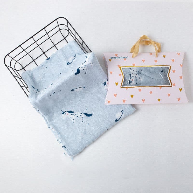 image-Baby Gauze Swaddle Wraps For Newborns