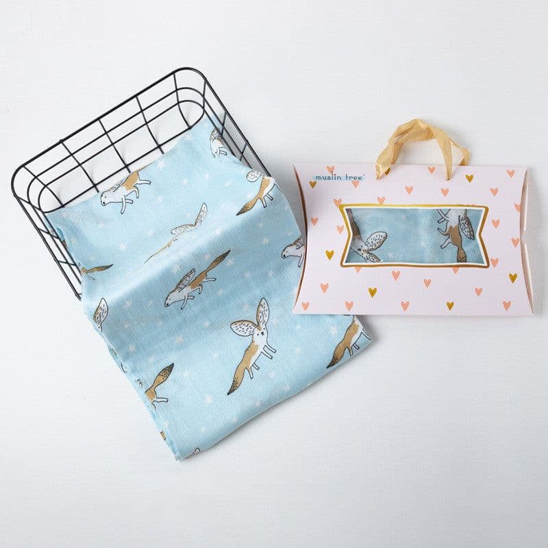 image-Baby Gauze Swaddle Wraps For Newborns