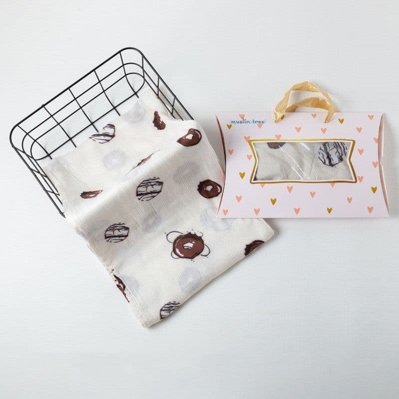 image-Baby Gauze Swaddle Wraps For Newborns
