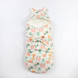 image-Pure Cotton Thickened Newborn Baby Swaddling Anti-kicking Quilt
