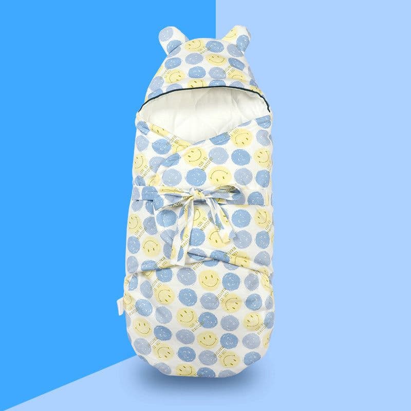 image-Pure Cotton Thickened Newborn Baby Swaddling Anti-kicking Quilt