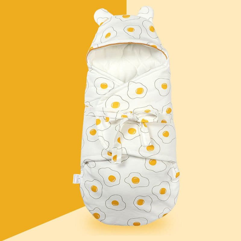 image-Pure Cotton Thickened Newborn Baby Swaddling Anti-kicking Quilt