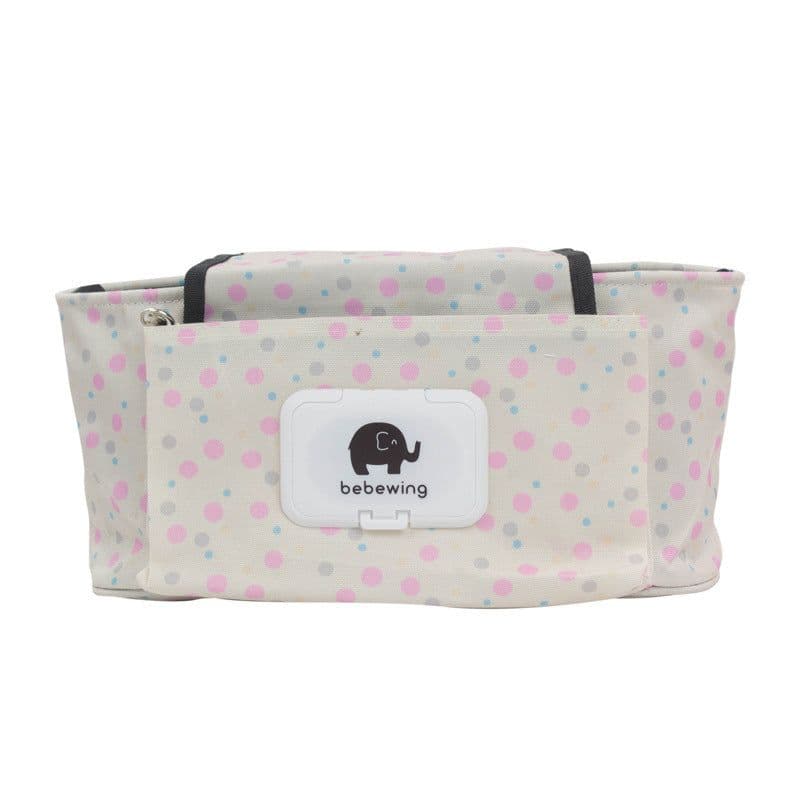 image-Baby Stroller Bag Large Capacity Stroller Stroller Accessories Baby Storage Bag