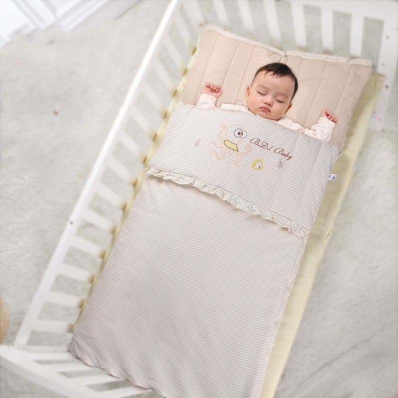 image-Envelope Baby Sleeping Bag Infant Sleep Sack Children Bedding Warm Toddler Wrap Swaddle Blanket Cotton Kid