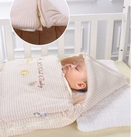 image-Envelope Baby Sleeping Bag Infant Sleep Sack Children Bedding Warm Toddler Wrap Swaddle Blanket Cotton Kid