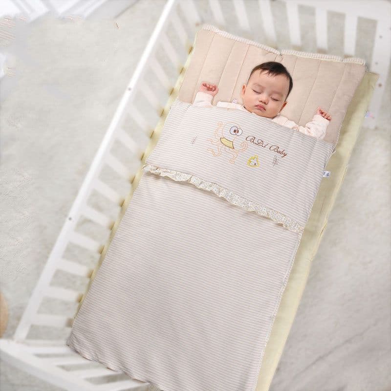 image-Envelope Baby Sleeping Bag Infant Sleep Sack Children Bedding Warm Toddler Wrap Swaddle Blanket Cotton Kid