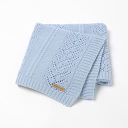 image-Infant Solid Color Hollow Cotton Quilt Cover Blanket