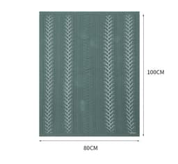 image-Infant Solid Color Hollow Cotton Quilt Cover Blanket