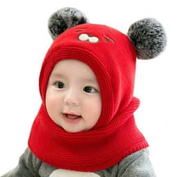image-Toddler Boys And Girls Baby Woolen Hats Thickened To Keep Warm