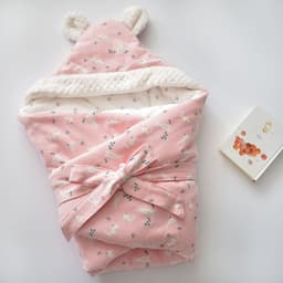 image-Extra Soft Cartoon Baby Quilt Cotton Thickened Blanket