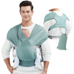 image-Newborn Hugging Baby Sling With Light Hands To Coax Sleep