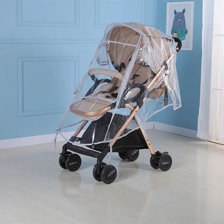 image-Baby Carriage EVA Transparent Windshield