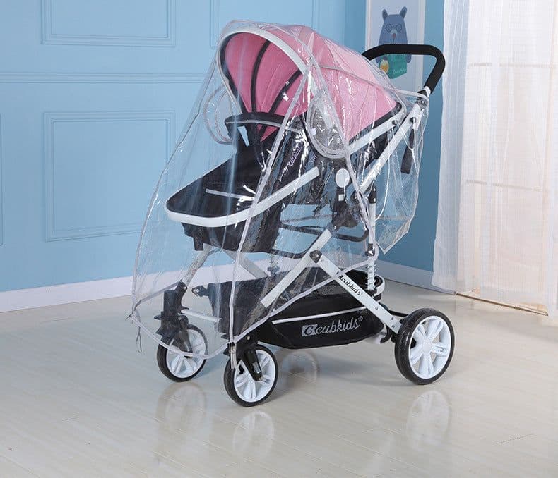 image-Baby Carriage EVA Transparent Windshield