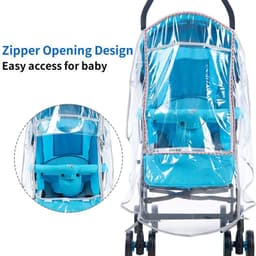 image-Baby Carriage EVA Transparent Windshield