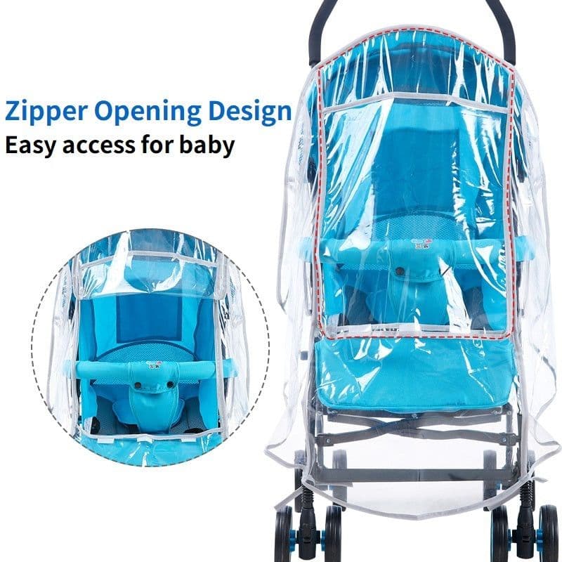 image-Baby Carriage EVA Transparent Windshield