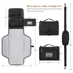 image-Folding Waterproof Portable Baby Diaper Pad