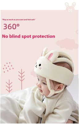image-Baby Toddler Head Protection Anti-fall Hat Mesh Breathable