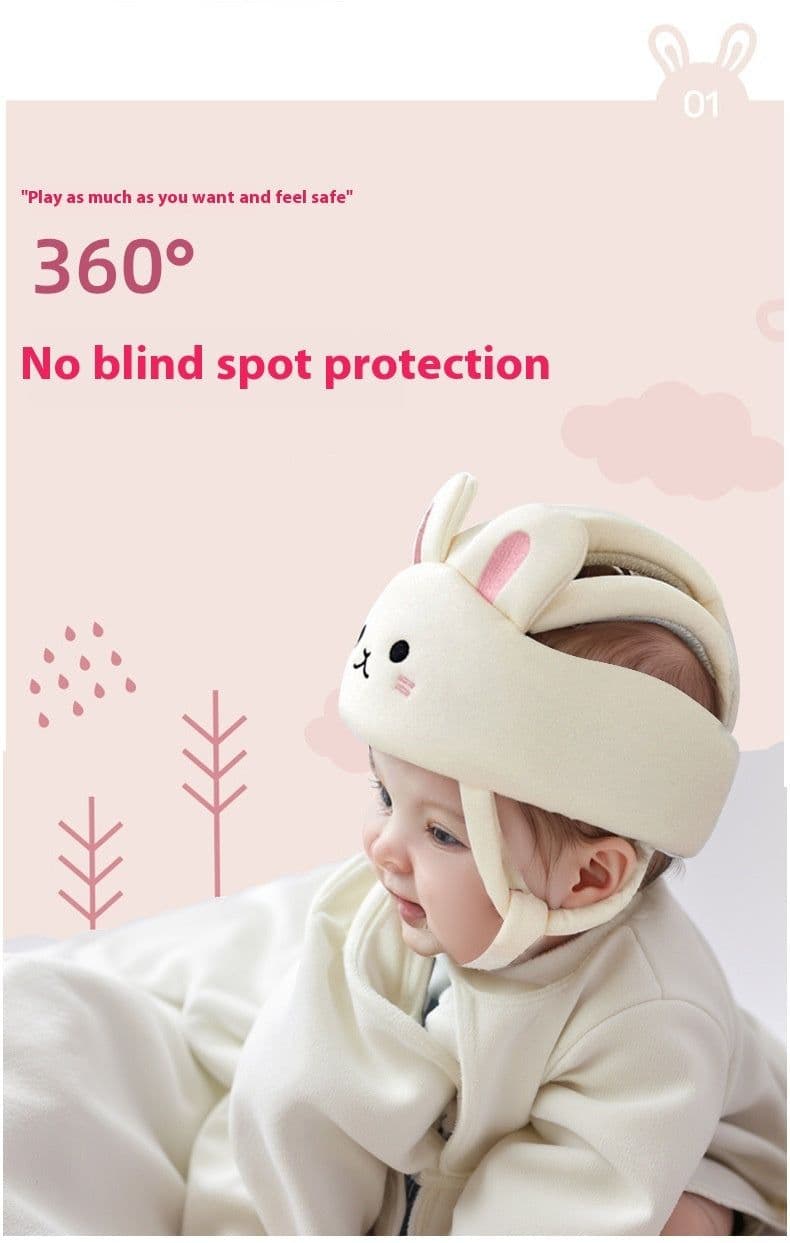 image-Baby Toddler Head Protection Anti-fall Hat Mesh Breathable
