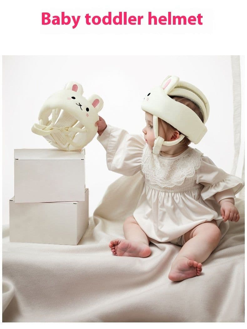image-Baby Toddler Head Protection Anti-fall Hat Mesh Breathable