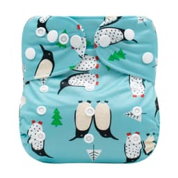 image-Baby Washable Diaper Pants Leakproof Baby Cloth Pocket