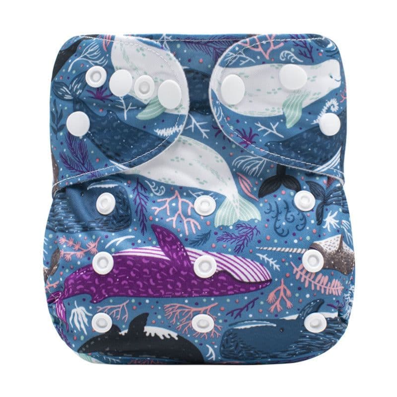 image-Baby Washable Diaper Pants Leakproof Baby Cloth Pocket