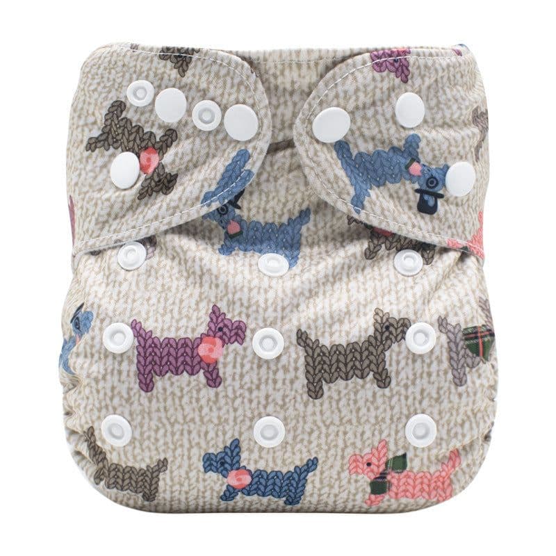 image-Baby Washable Diaper Pants Leakproof Baby Cloth Pocket