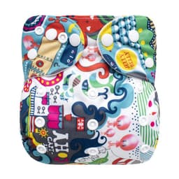 image-Baby Washable Diaper Pants Leakproof Baby Cloth Pocket