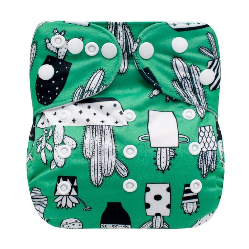 image-Baby Washable Diaper Pants Leakproof Baby Cloth Pocket