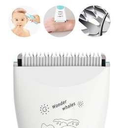 image-Baby Electric Hair Clipper USB Rechargeable Waterproof Hair Trimmer