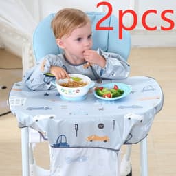 image-Baby Eating Dining Chair Bib Cover Anti-Dirty Feeding Clothing Gown