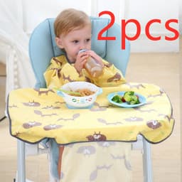 image-Baby Eating Dining Chair Bib Cover Anti-Dirty Feeding Clothing Gown