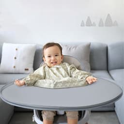 image-Bib Tray Baby Eat Dirty Mat Baby Eat Water-Proof Bib
