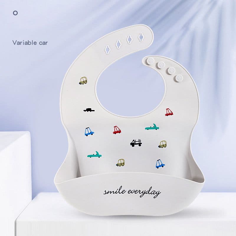 image-Baby Silicone Bibs Children Waterproof And Dirty Saliva Pockets Children Meal Pockets Disposable