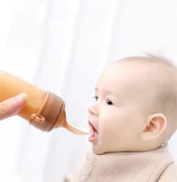 image-Baby Biting Bag Rice Cereal Spoon Complementary Food Feeding Spoon Portable Rice Cereal Bottle