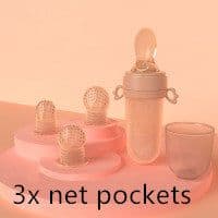 image-Baby Biting Bag Rice Cereal Spoon Complementary Food Feeding Spoon Portable Rice Cereal Bottle
