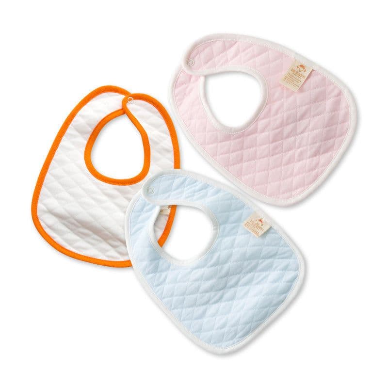 image-Newborn Baby Feeding Bib Thickened Double Pure Cotton