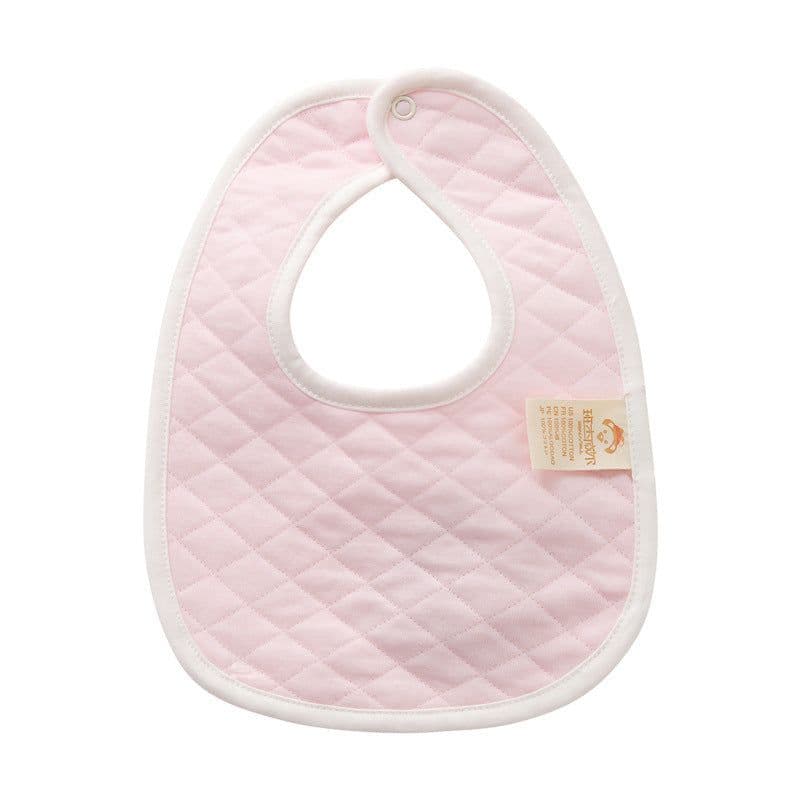 image-Newborn Baby Feeding Bib Thickened Double Pure Cotton