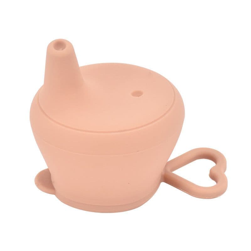 image-Baby Silicone Cup Lid Splash-proof Cover Feeding Cup Lid Is Free Of BPA