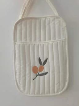 image-Bed Storage Hanging Bag Baby Bottle Diaper