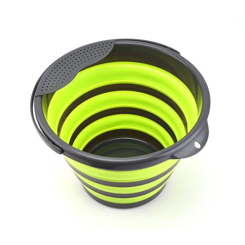 image-Folding multifunctional silicone bucket