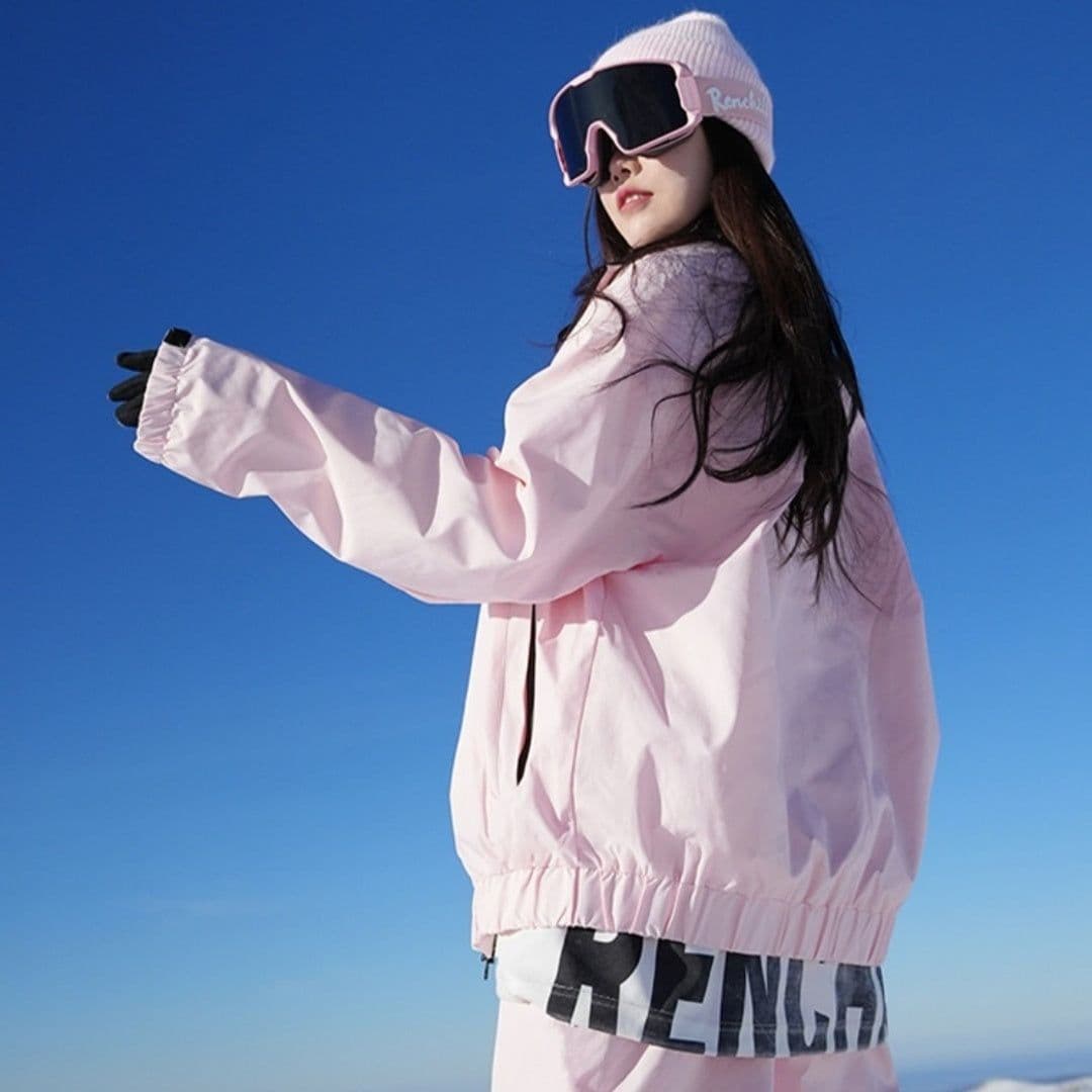 image-Winter New Outdoor Waterproof Single And Double Skateboard Ski Suit Clothes And Pants Suit Couple's Warm Jacket
