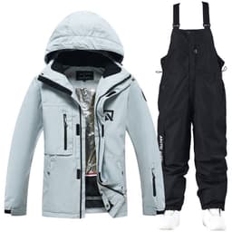 image-Men's And Women's Winter Outdoors Veneer Double Board Ski Suit